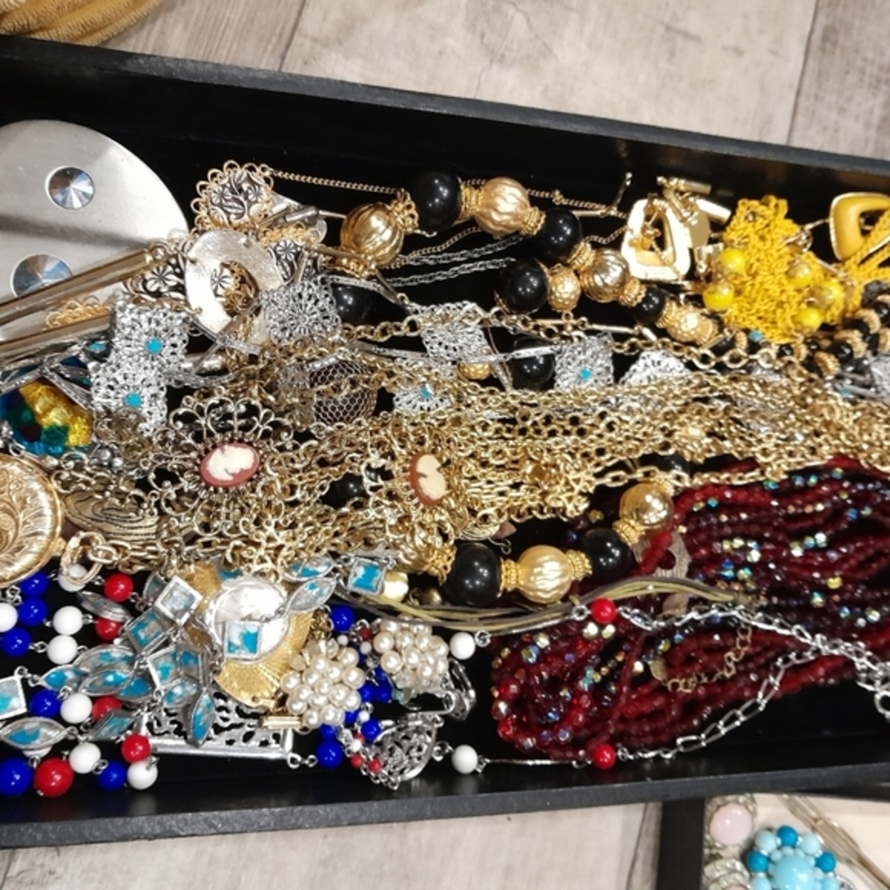 A whole lot of NY Celebrity vintage jewelry